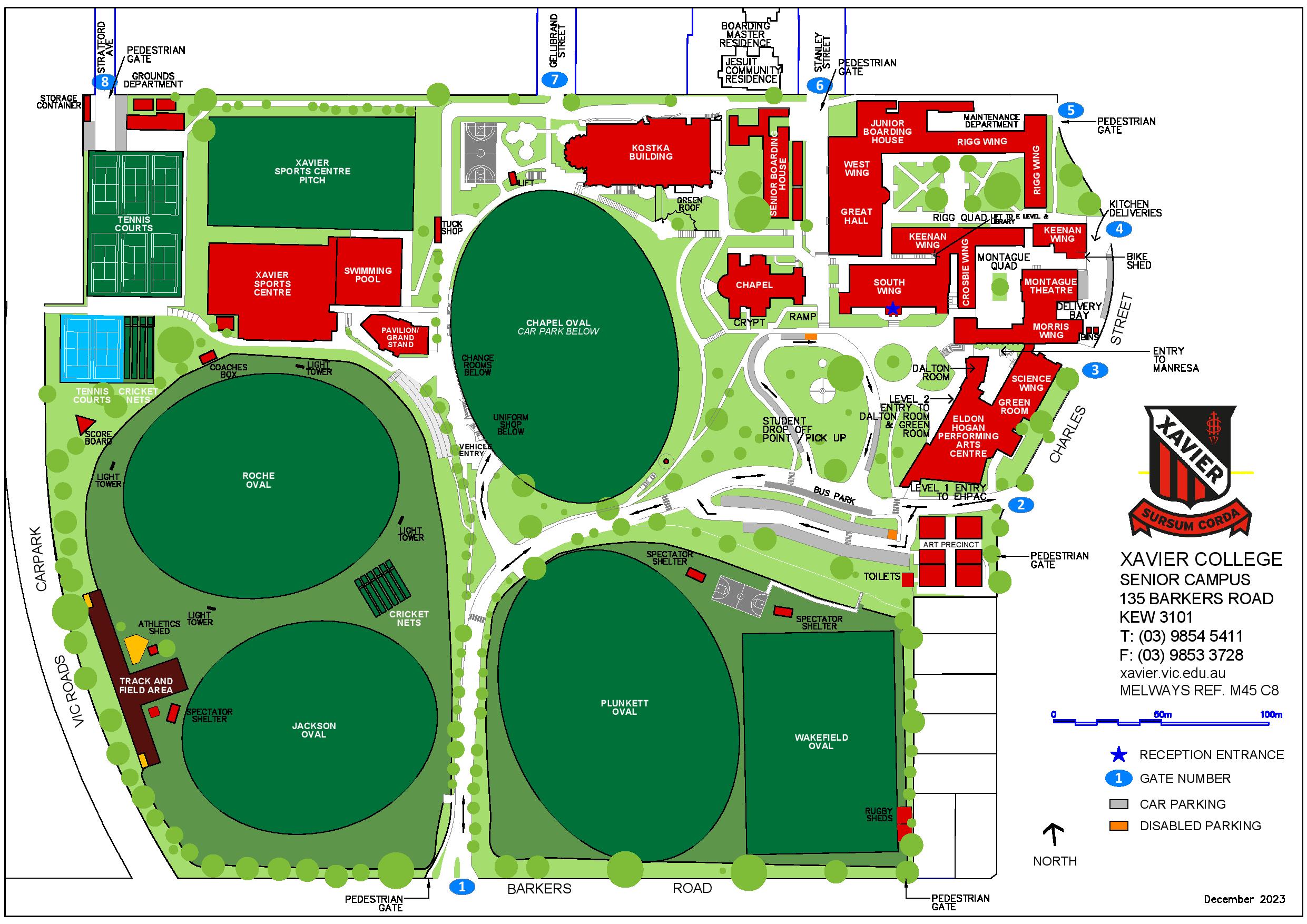 Campus Maps Xavier College